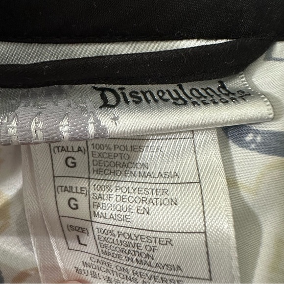 Disney Black Jacket with Patterned Lining - Picture 5 of 5